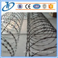 BTO-22 galvanized concertina razor wire